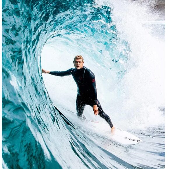 Rip Curl E7 Flashbomb Fusion 3/2mm Zip Free Fullsuit Wetsuit Black